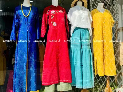 リネン・ア 天然素材のコレクション：絹と麻