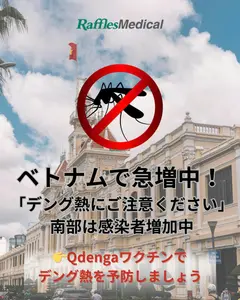 インフルエンザとデング熱が同時流行するベトナムで、発熱時に知っておきたいこと