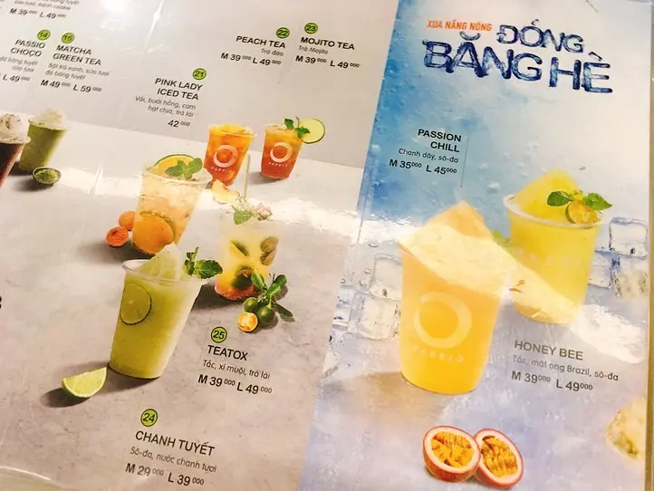フルーツティがおいしいカフェチェーン「PASSIO」（パッシオ）