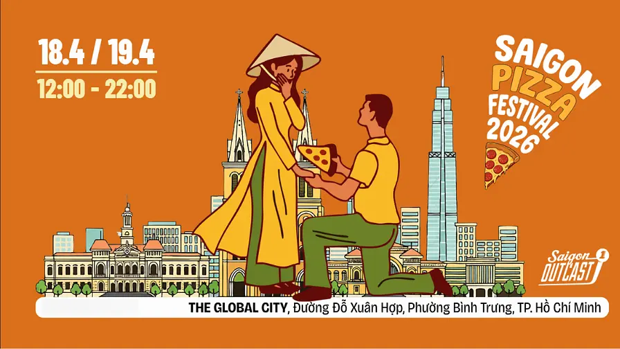 【速報】ホーチミン最大級のピザ祭りが4/18開幕！「サイゴン・ピザ・フェスティバル2026」見どころ完全ガイド