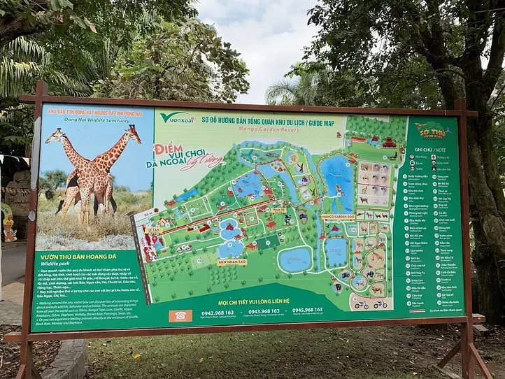 ホーチミンから1時間！ダチョウに乗れる公園 にいってみよう〜Vuon Xoai(Mango Garden Resort)〜