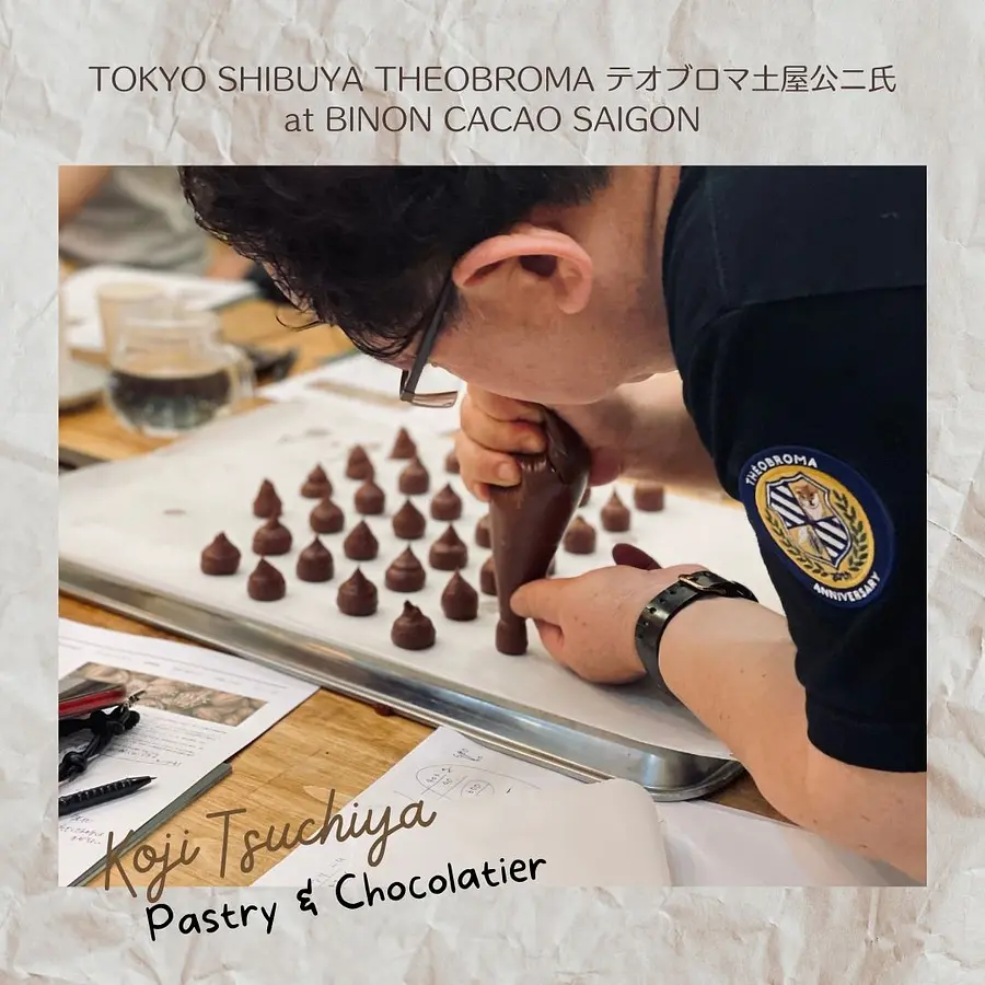【ベトナム・ホーチミン】BINON × THEOBROMAによるチョコレートイベント開催！土屋公二シェフが贈る“五感で味わう”特別なひととき
