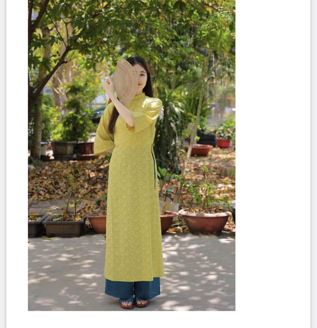 女性用のアオザイ 3（レンタル）