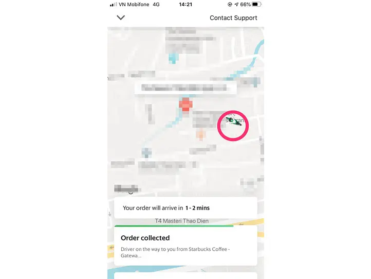 【Grabfood】デリバリーを使ってお家でスターバックスを飲もう